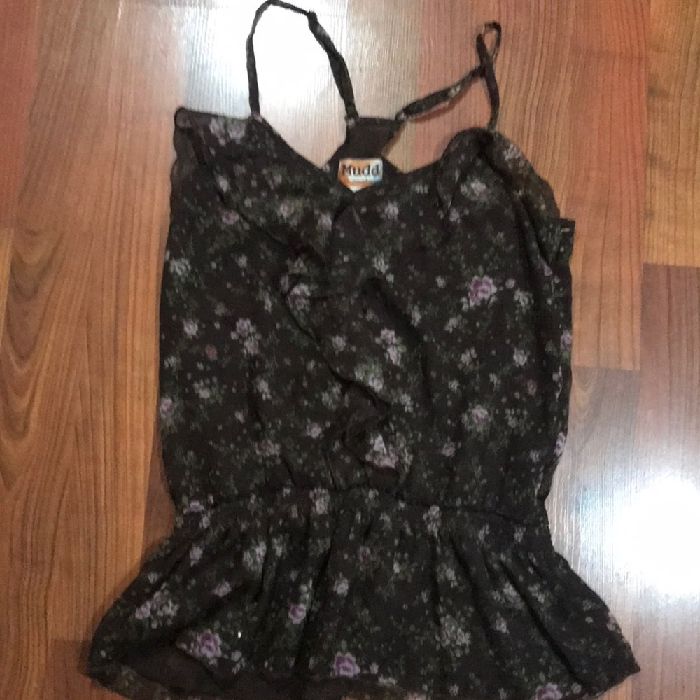 Flowered tank top